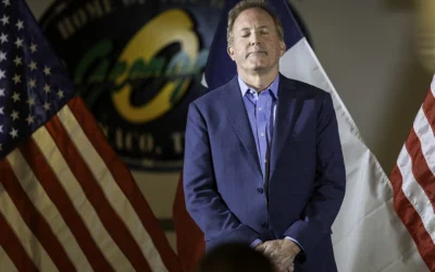 Pastors pray over Paxton at rally, cite Romans 13: ‘Give him favor with voters’